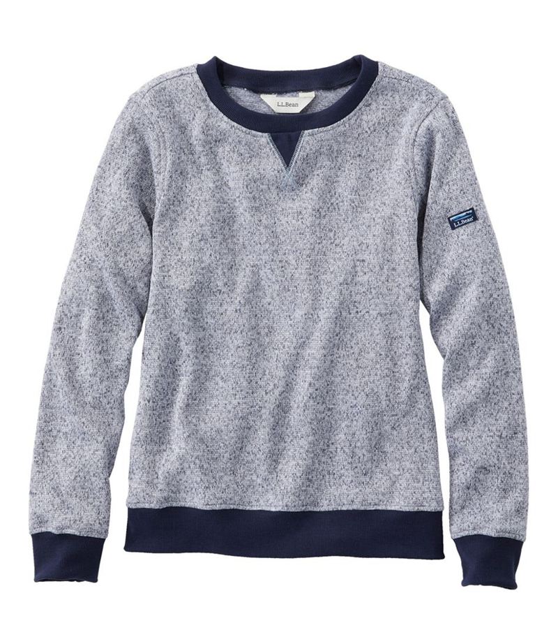 Grey Women\'s LL Bean Lightweight Sweater Fleece Top Sleepwear | Philippines  GL5627138