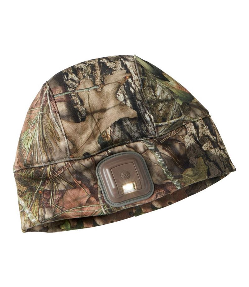 Camo Men's LL Bean Camoflauge Rechargeable Led Pathfinder Beanie | Philippines ZV1847269